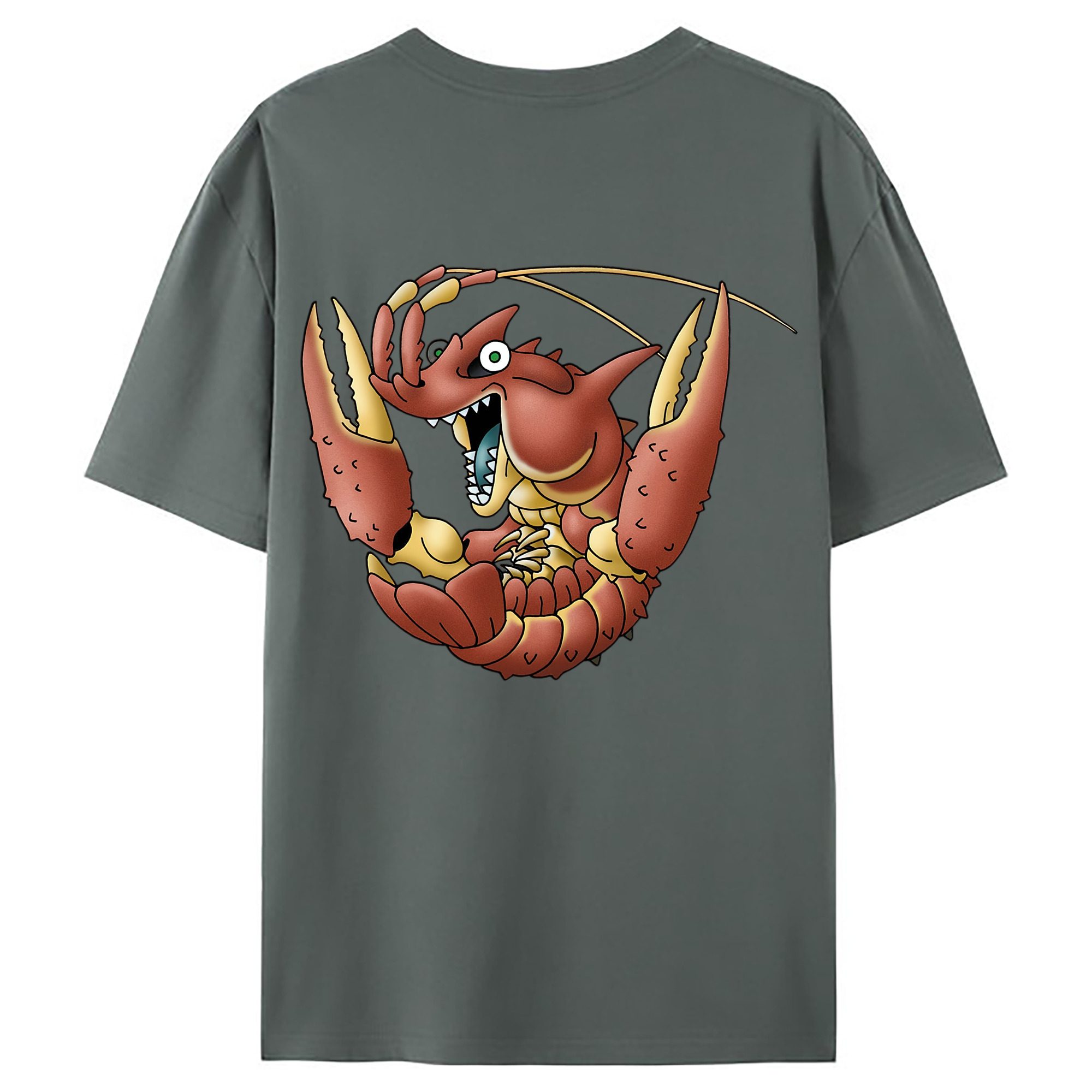 （画像用） ドラゴンクエスト Doragon Kuesuto Dragon Quest 綿100％ メンズ半袖Tシャツ（バックプリント） 通気性